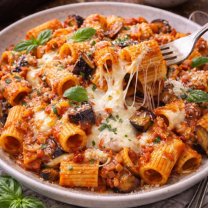 Pasta Melanzane Parmesan